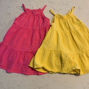 Old Navy girls 2T summer dresses set of 2 (bought individually)
